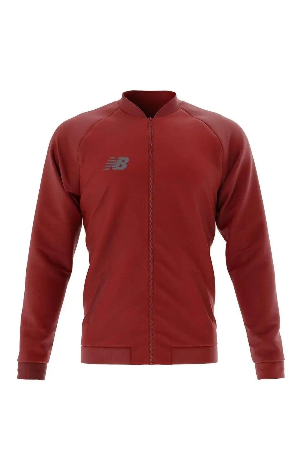 Kırmızı Ceremony Fermuarlı Erkek Spor Ceket TSJ2211