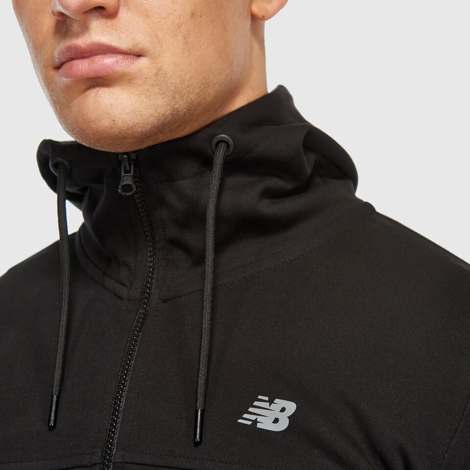 Siyah Kapüşonlu Erkek Sweatshirt & Yelek MNJ3408