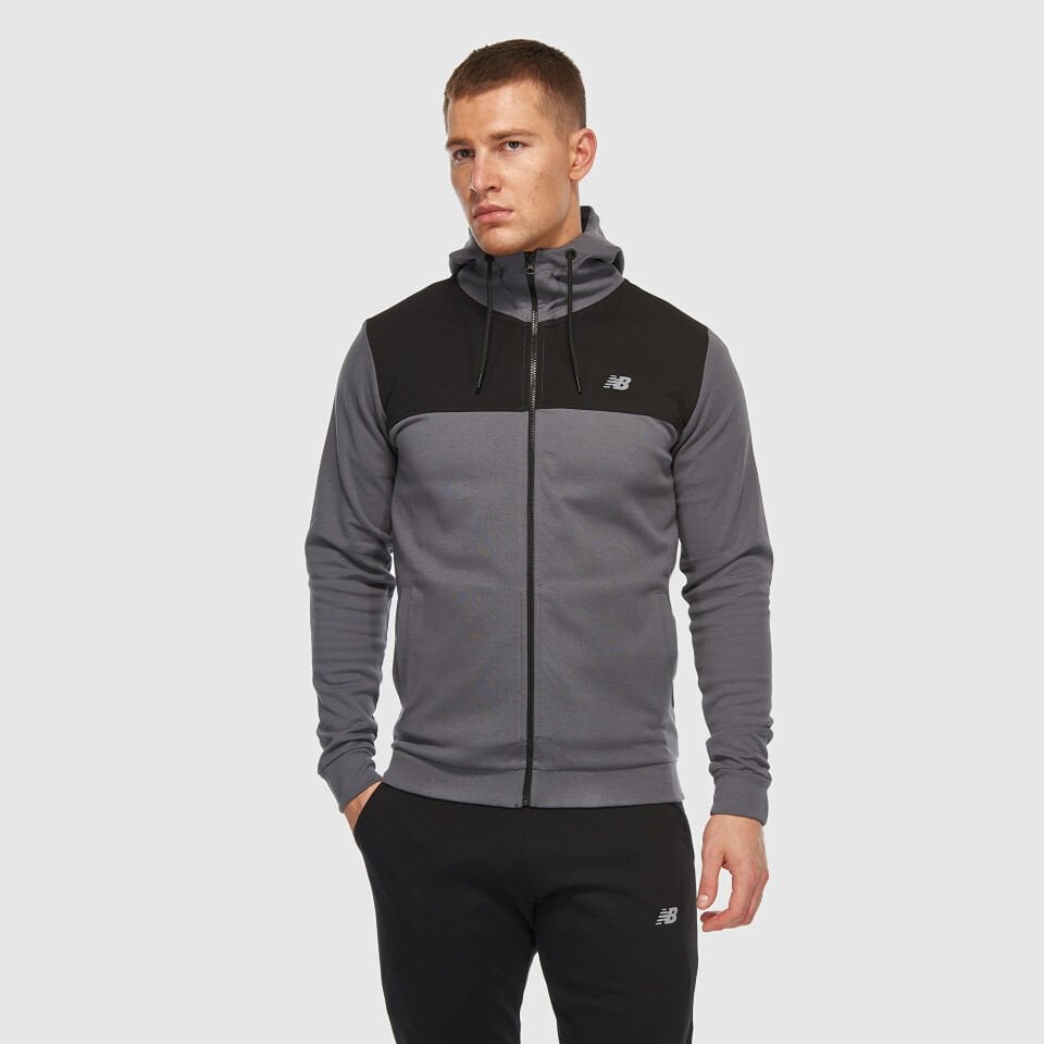 Antrasit Kapüşonlu Erkek Sweatshirt & Yelek MNJ3408