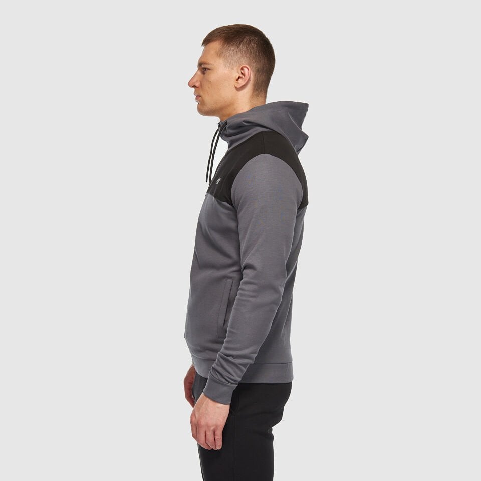 Antrasit Kapüşonlu Erkek Sweatshirt & Yelek MNJ3408