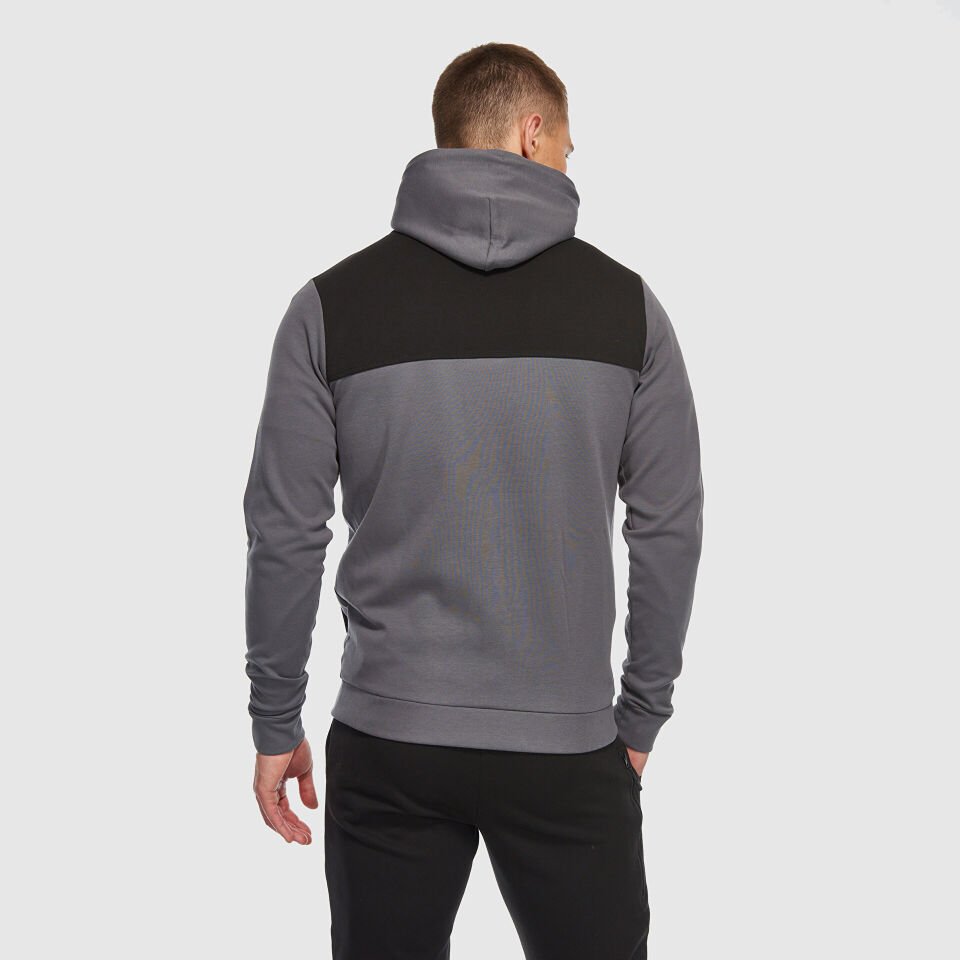 Antrasit Kapüşonlu Erkek Sweatshirt & Yelek MNJ3408