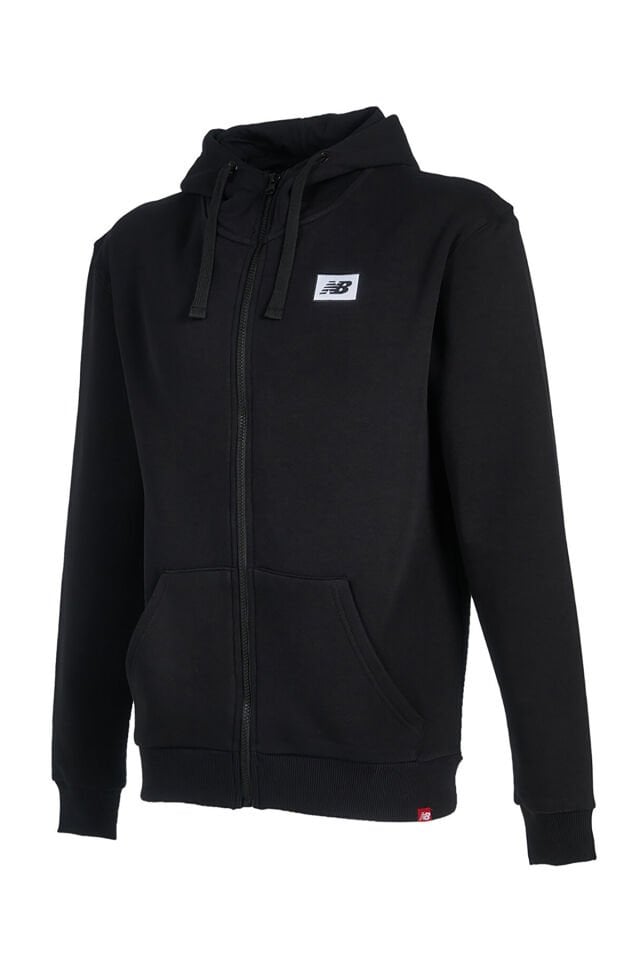Siyah Erkek Kapüşonlu Sweatshirt MNJ3306