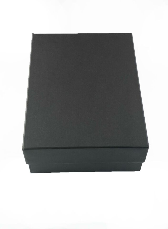 Dikdörtgen Sert Mukavva Kırpık Kağıt Hediyeli Gelin Damat Bohçası Çeyiz Hediye Kutusu 25x19x9cm