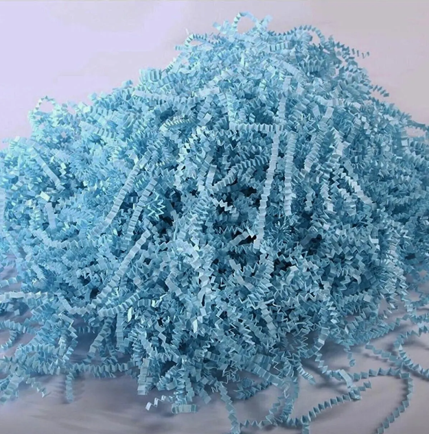 Kırpık Kağıt Zigzag Kağıt 100 gr Pelur Kağıt Kırpıntı Kağıt Kraft Renk Açık Mavi