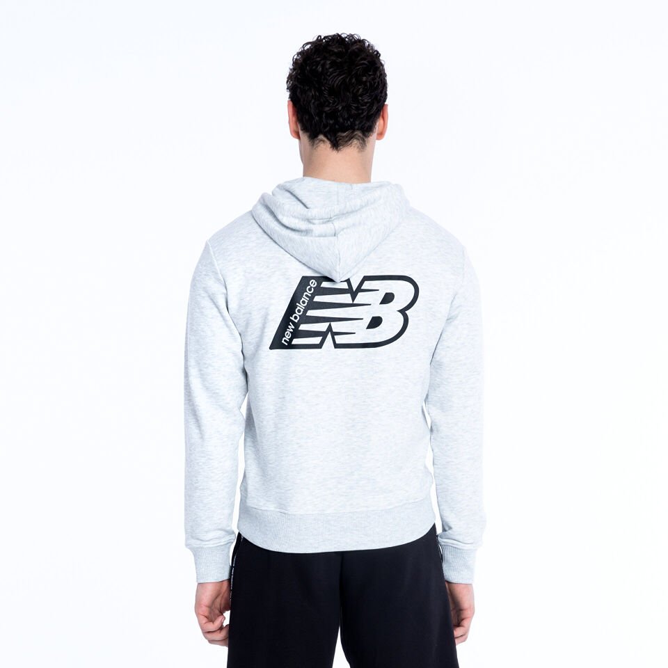 Erkek Kapşonlu Sweatshirt MNH1342 Gri - M