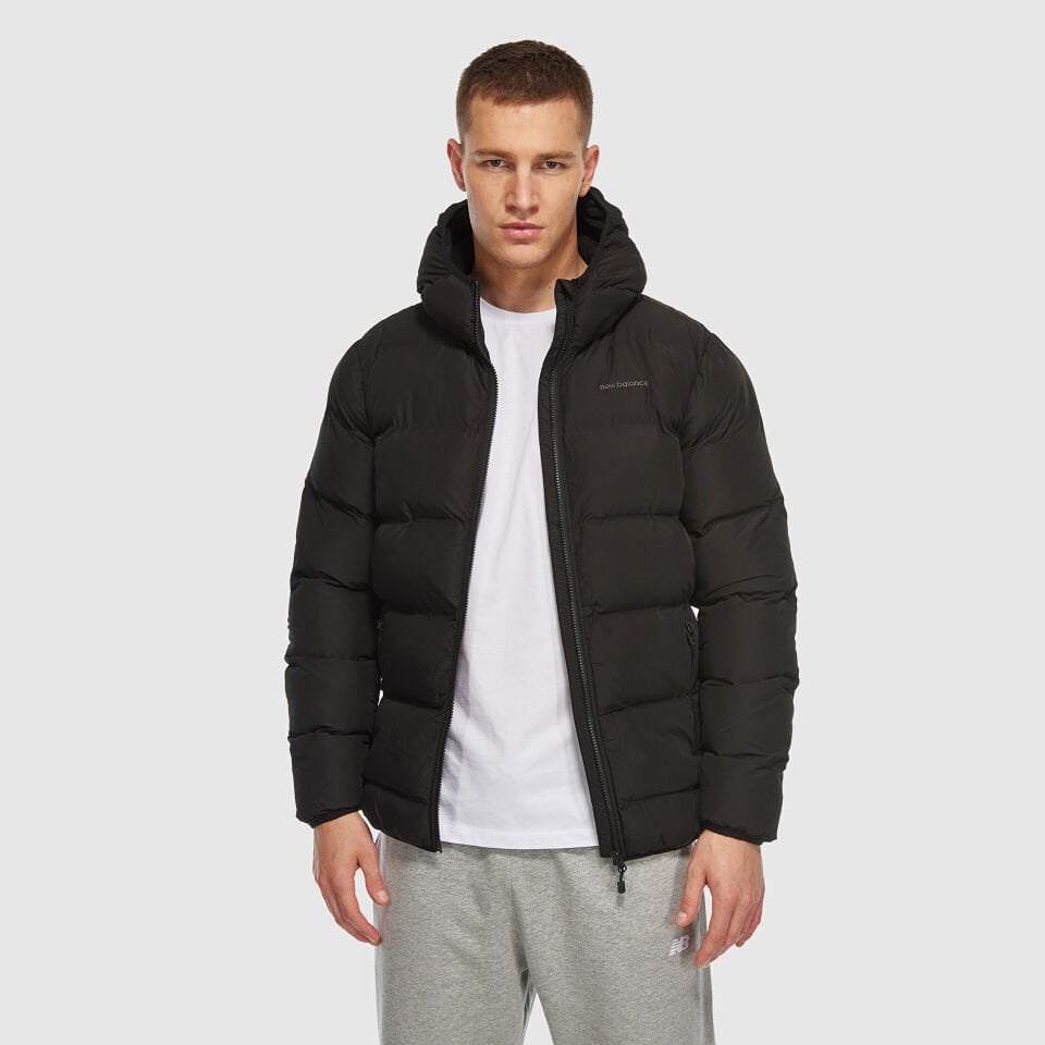 Siyah Erkek Spor Şişme Mont MNJ3228