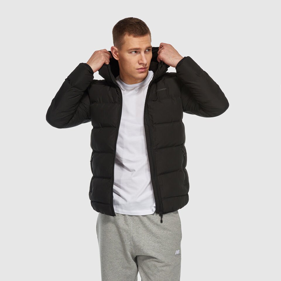 Siyah Erkek Spor Şişme Mont MNJ3228