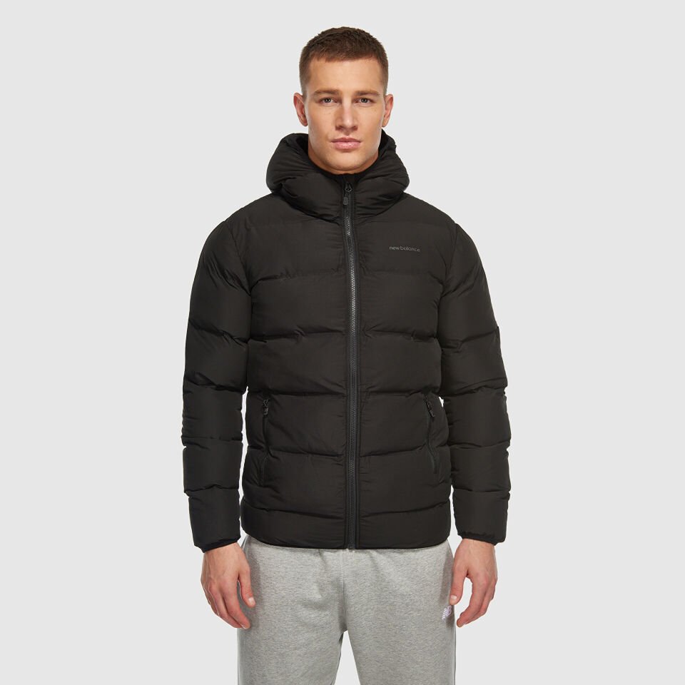 Siyah Erkek Spor Şişme Mont MNJ3228