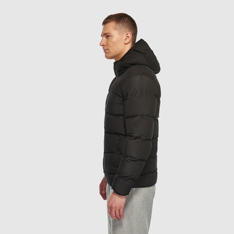 Siyah Erkek Spor Şişme Mont MNJ3228