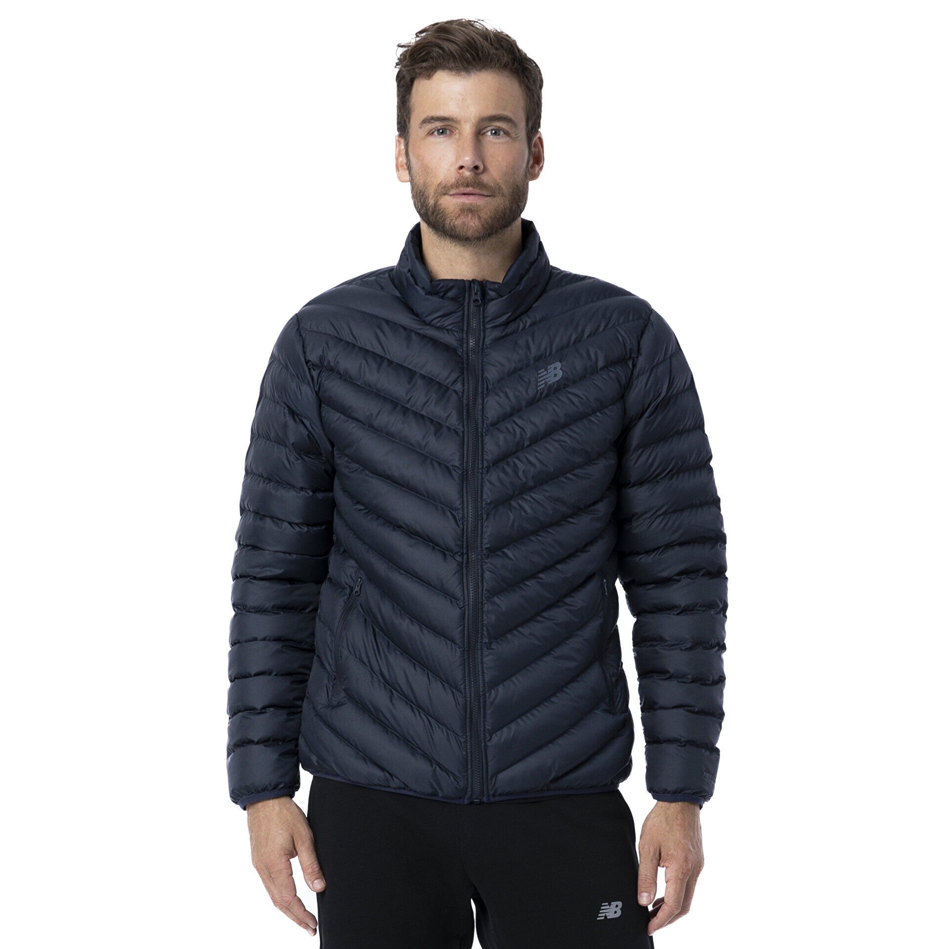 Erkek Spor Mont & Ceket MNJ3232 Lacivert - 4XL