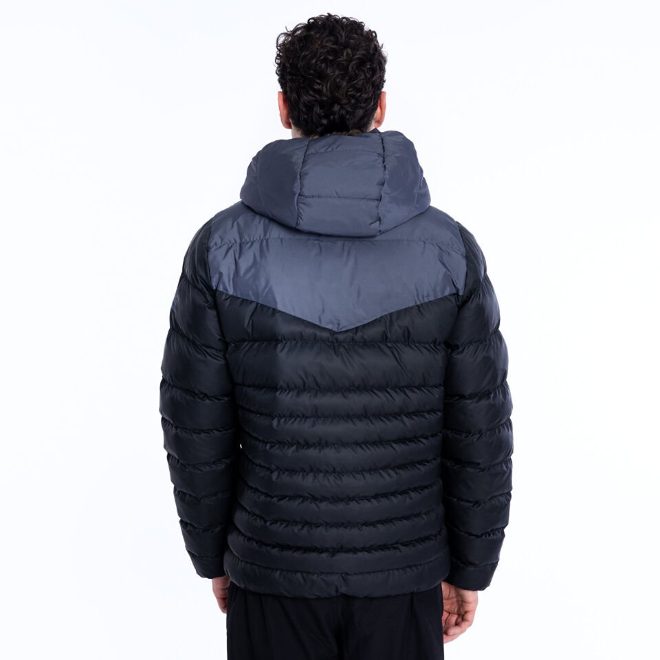 Siyah Erkek Spor Kapşonlu Mont MNJ3233