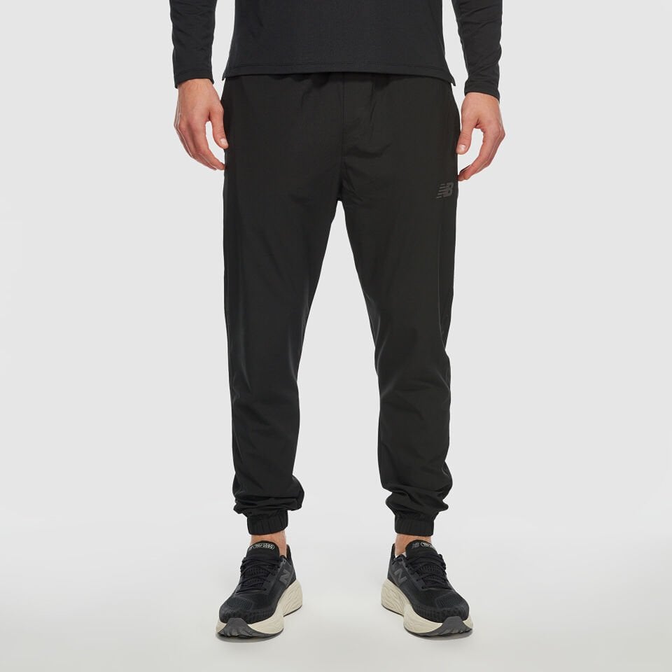 Siyah Erkek Paraşüt Kumaş Jogger Eşofman Altı MNP3395