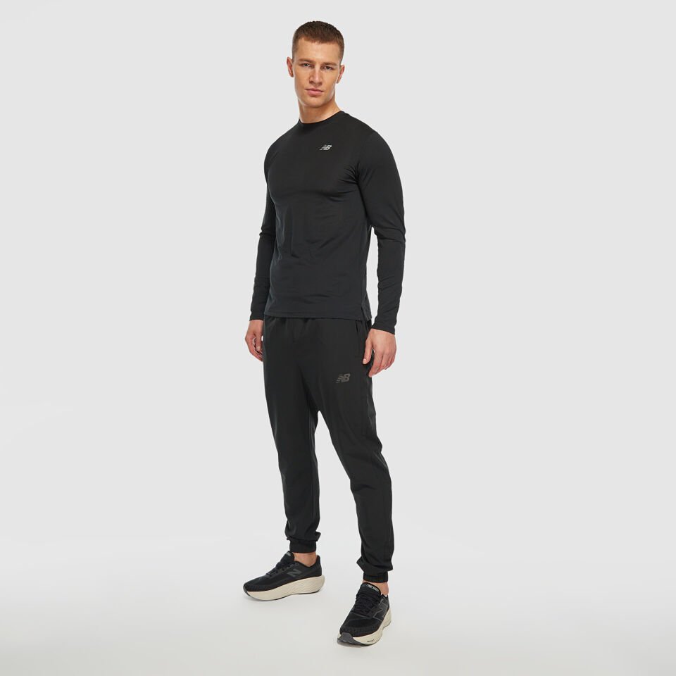 Siyah Erkek Paraşüt Kumaş Jogger Eşofman Altı MNP3395